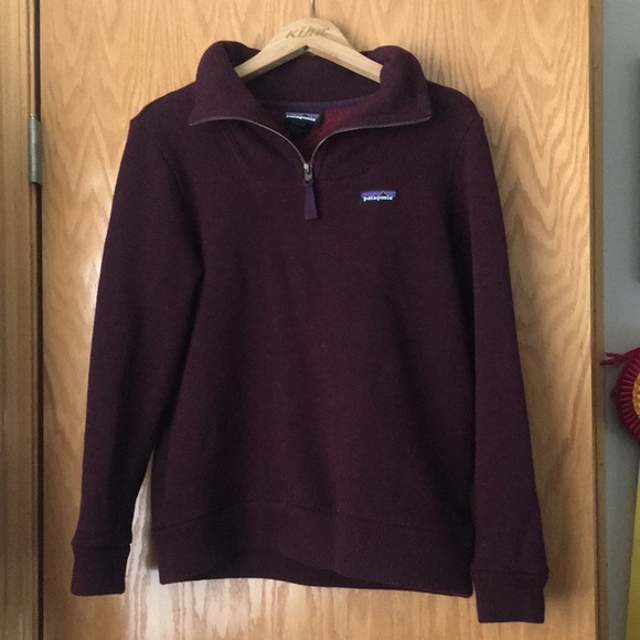 Patagonia - Women’s Woolie Fleece Pullover - Small - Deep Plum - Picture 1 of 4